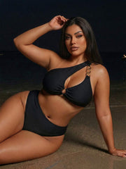 Ženski kupaći bikini set 2 komada plus size
