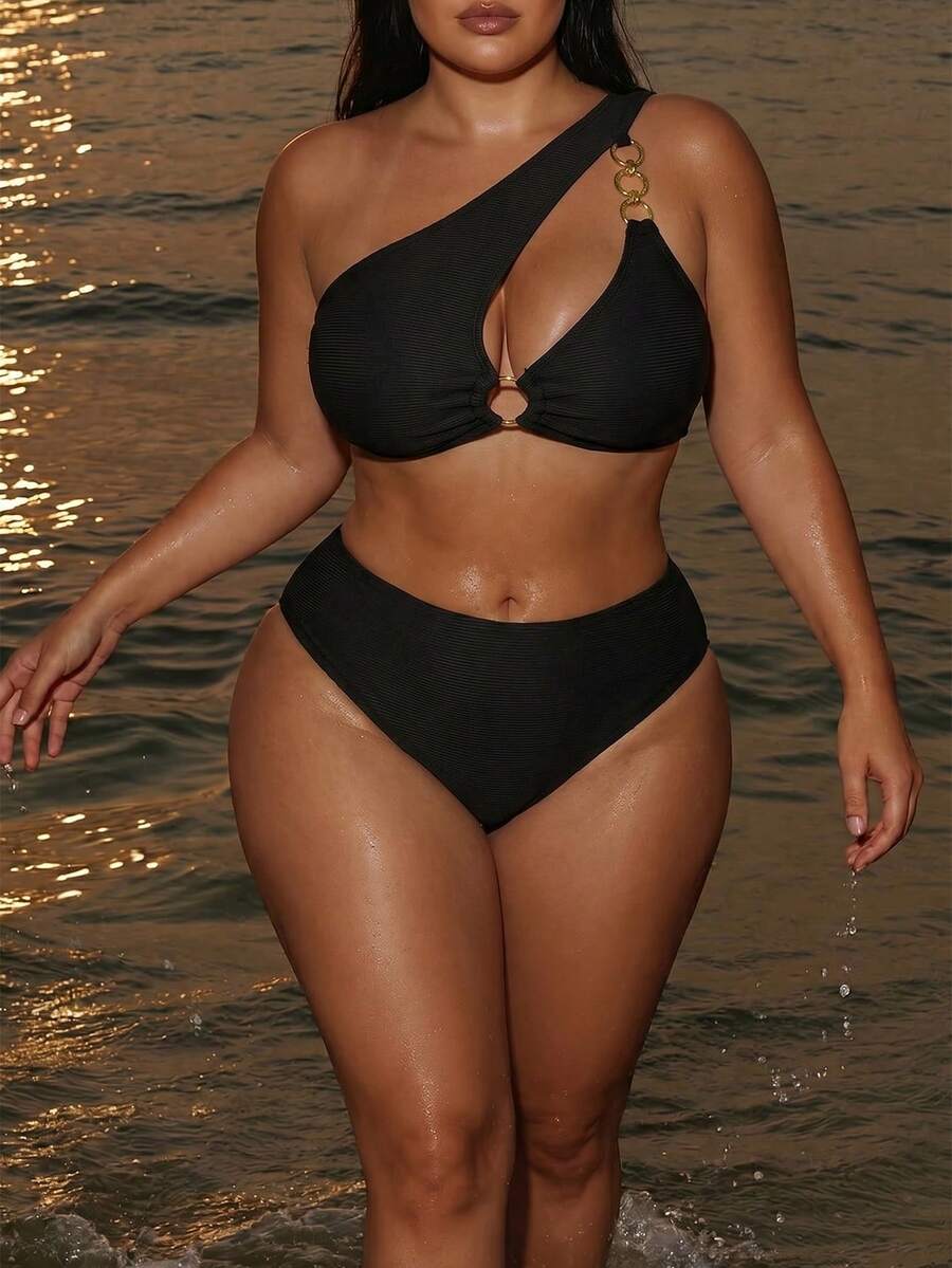 Ženski kupaći bikini set 2 komada plus size