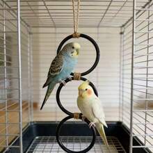 1pc Climbing Ring For Reptiles - Climbing Rope Ladder Toy, Hanging Exercise Perch, Enrichment Toy For Corn Snakes, Climbing Accessory For Snakes, Lizards, Chameleons, Geckos, And Parrots, Hideaway For Reptile Owners And Enthusiasts, Independence Day/Birthday Gift