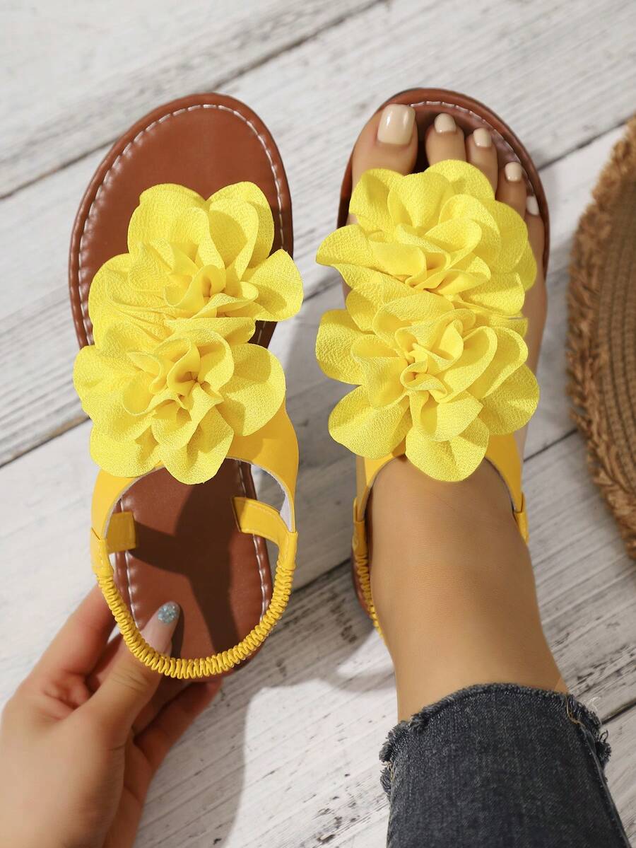 Ženske flip-flop papuče sa dekoracijom