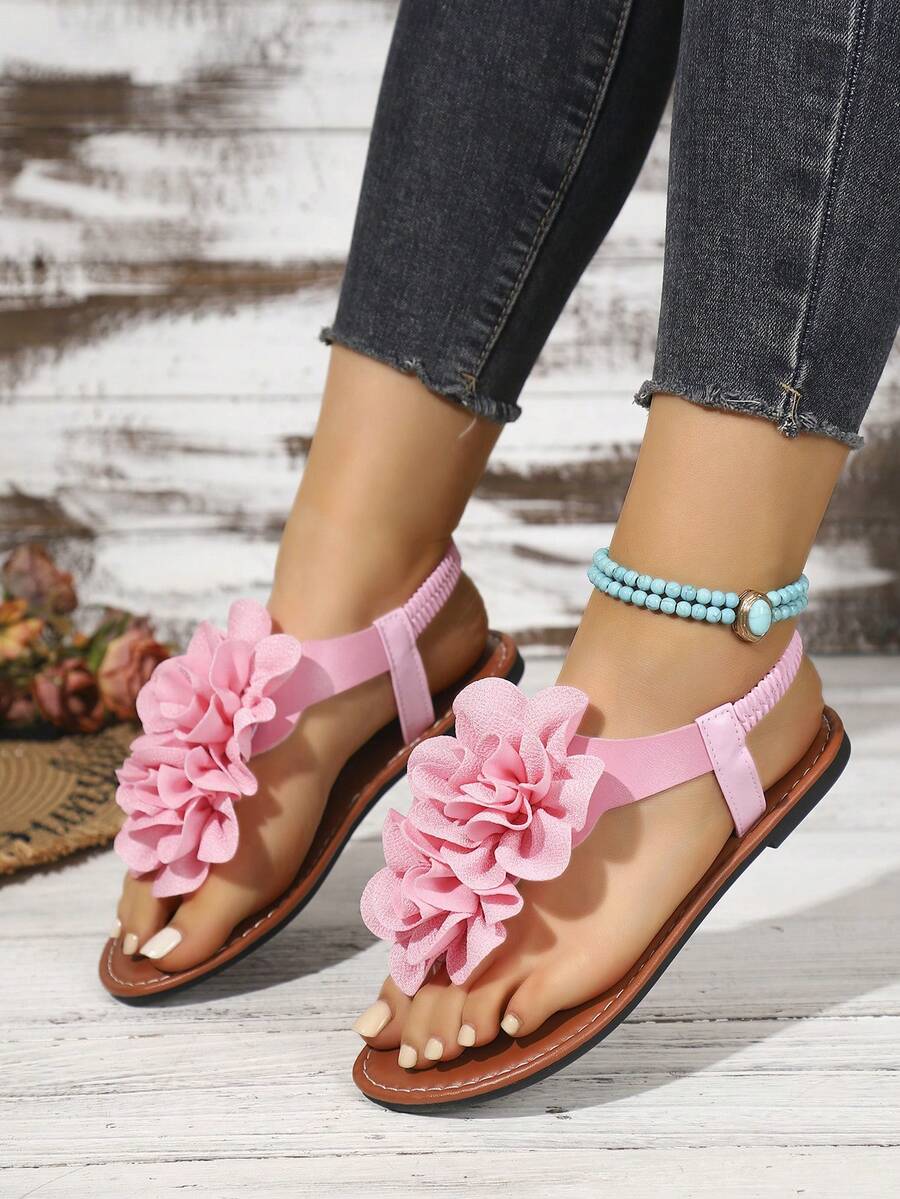 Ženske flip-flop papuče sa dekoracijom