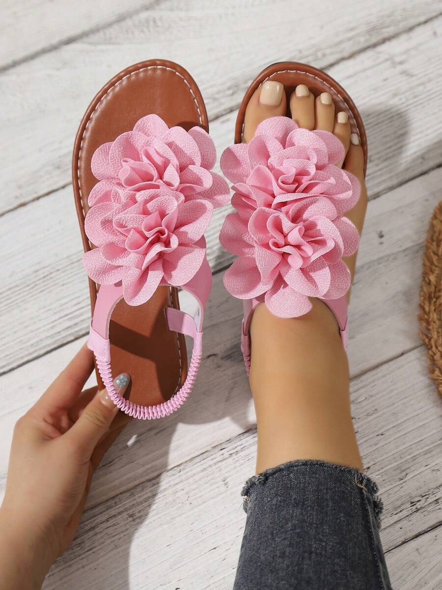 Ženske flip-flop papuče sa dekoracijom