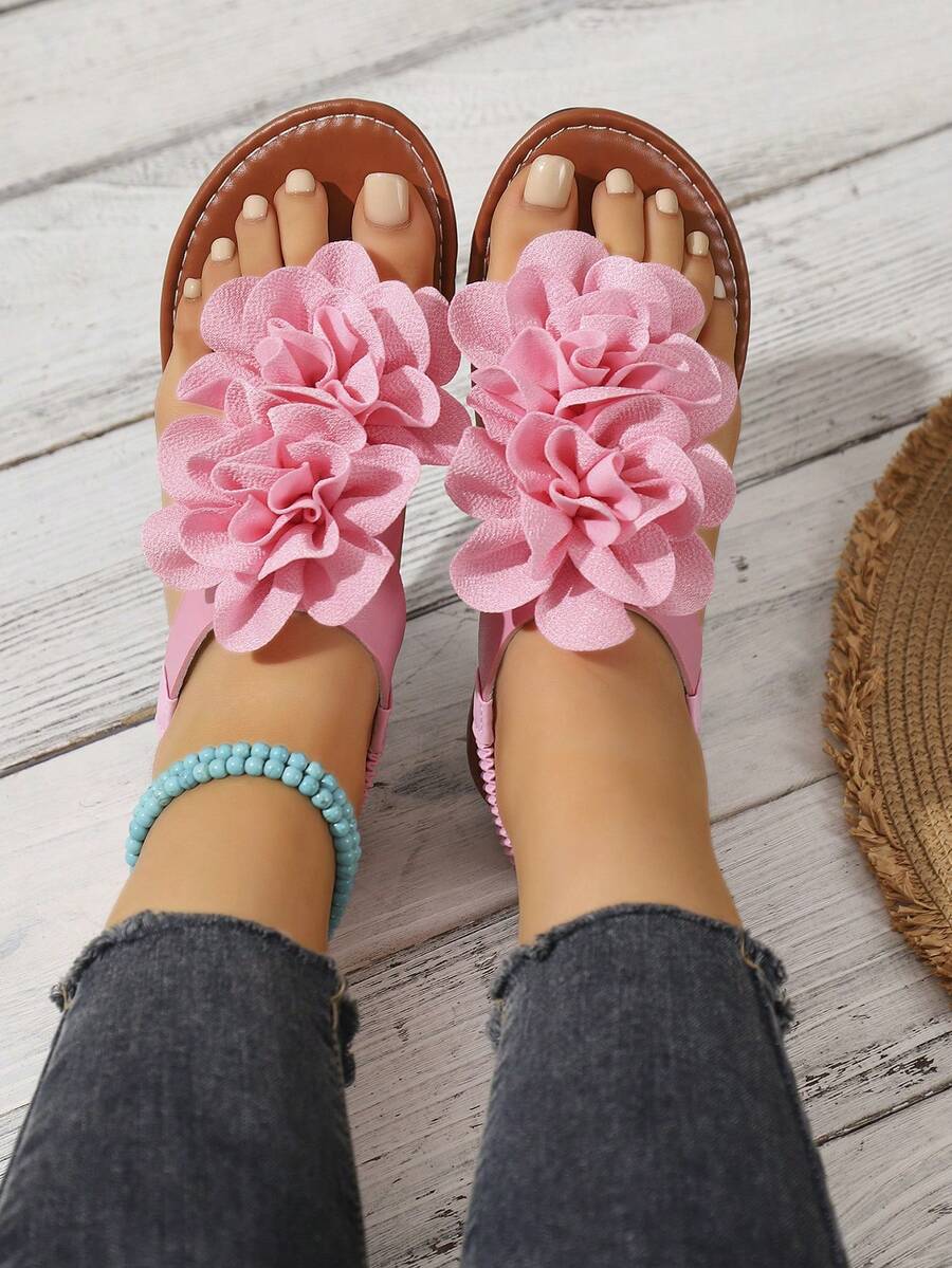 Ženske flip-flop papuče sa dekoracijom