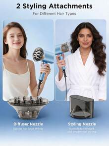 Professional High Power Fast Drying Low Noise Constant Temperature Hair Dryer, Home Hotel Lightweight Travel Salon Hair Dryer, Constant Speed AC Motor, Women's Birthday Gift, One-Key Cold/Hot Air Switch