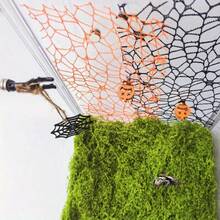 7pcs/Set Creative Jumping Spider & Pumpkin Shaped Platform With Hiding Place, Jumping Spider Climbing Resting Platform, Jumping Spider Habitat Accessories, Agave Prayer Ant Shell Accessories, Jumping Spider Accessories/Movable/Perfect Habitat Decor For Spiders And Insects, Terrarium Accessories