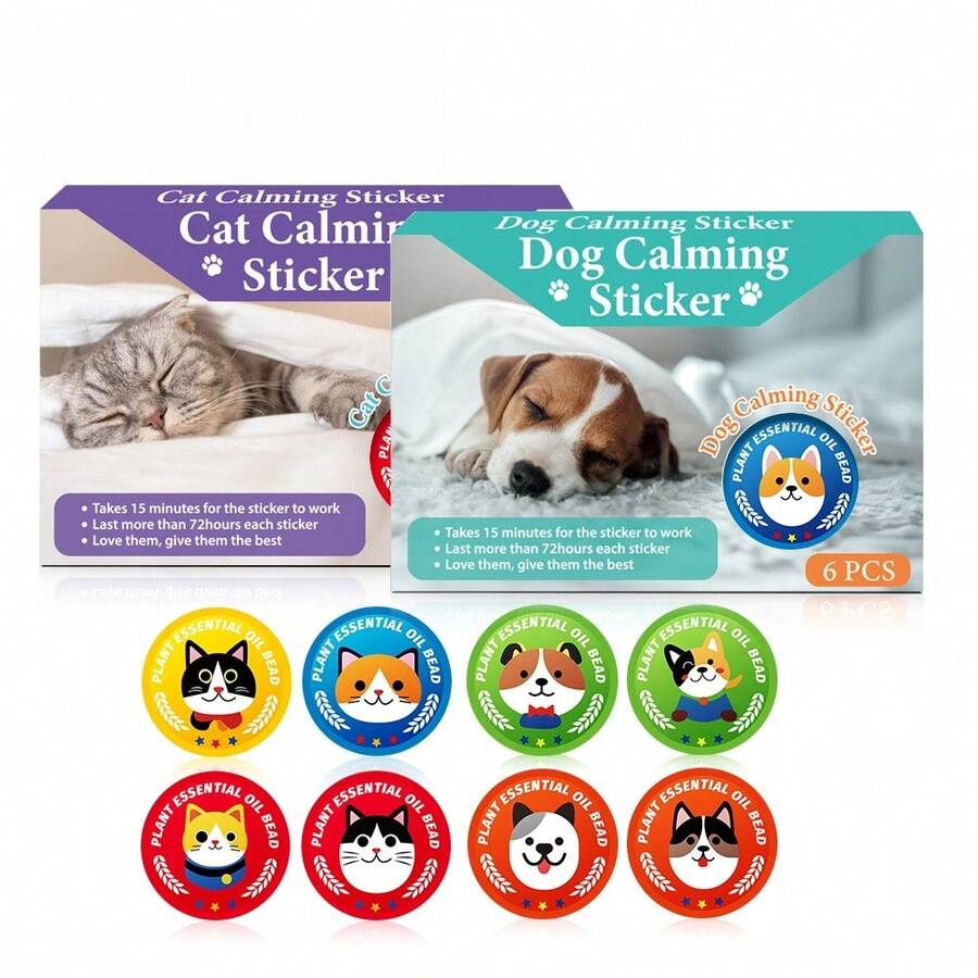 Pop Patch For Cat Calming Diffuser, Cat Anxiety Relief Stress Reduction, Cat Calming Pheromones Help Anxiety, Enhanced Calming, Cat Calming Patches For Travel, Car & Home Use