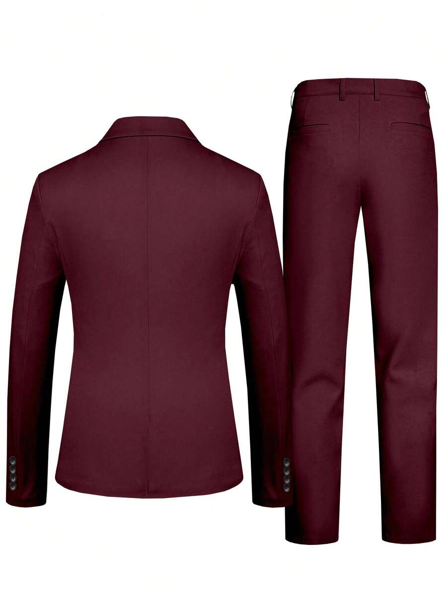 Muški set od sakoa i pantalona, slim fit, klasičan luksuzni stil, formalni, Old Money
