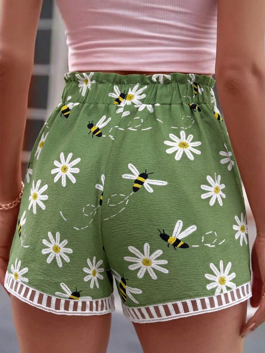 Ženski Casual Solid Šorts sa Pojasom