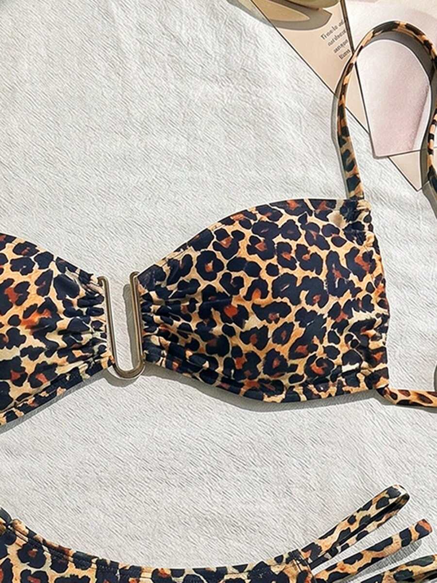 Jednobojni bikini set za žene