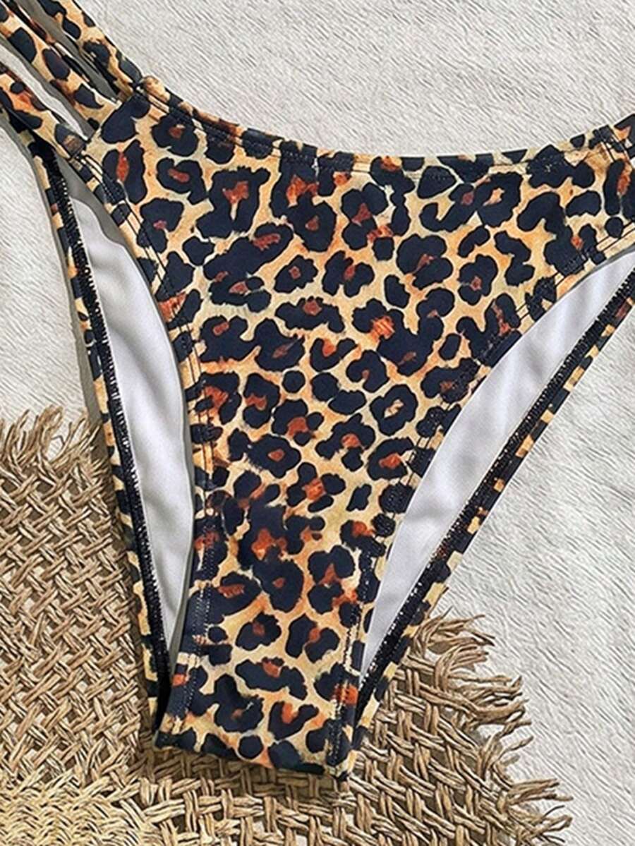 Jednobojni bikini set za žene