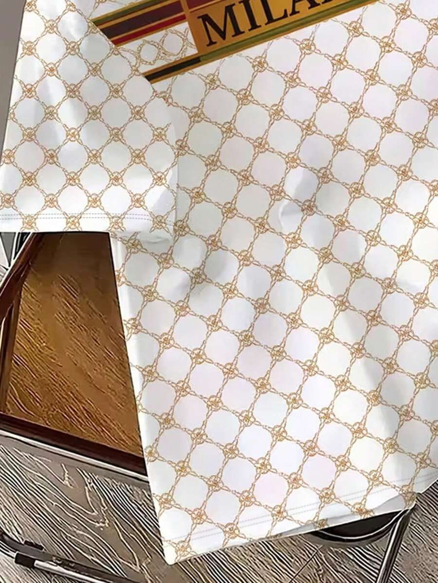 Muška ležerna majica kratkih rukava sa printom