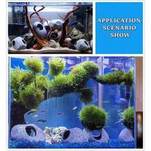 1pc Aquarium Decoration Cave, Fish Tank Accessories, Rock Decor For Shrimp, Cichlid, Hiding Place For Small Fish, Shelter Stone House