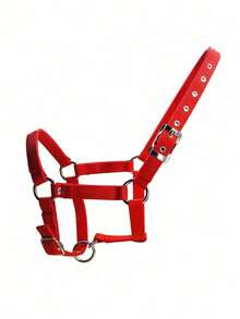 Wear-Resistant Webbing Horse Bridle, Bridle, Equestrian Bridle, Horse Stable Equipment, Horse Walking Leash, Webbing Bridle