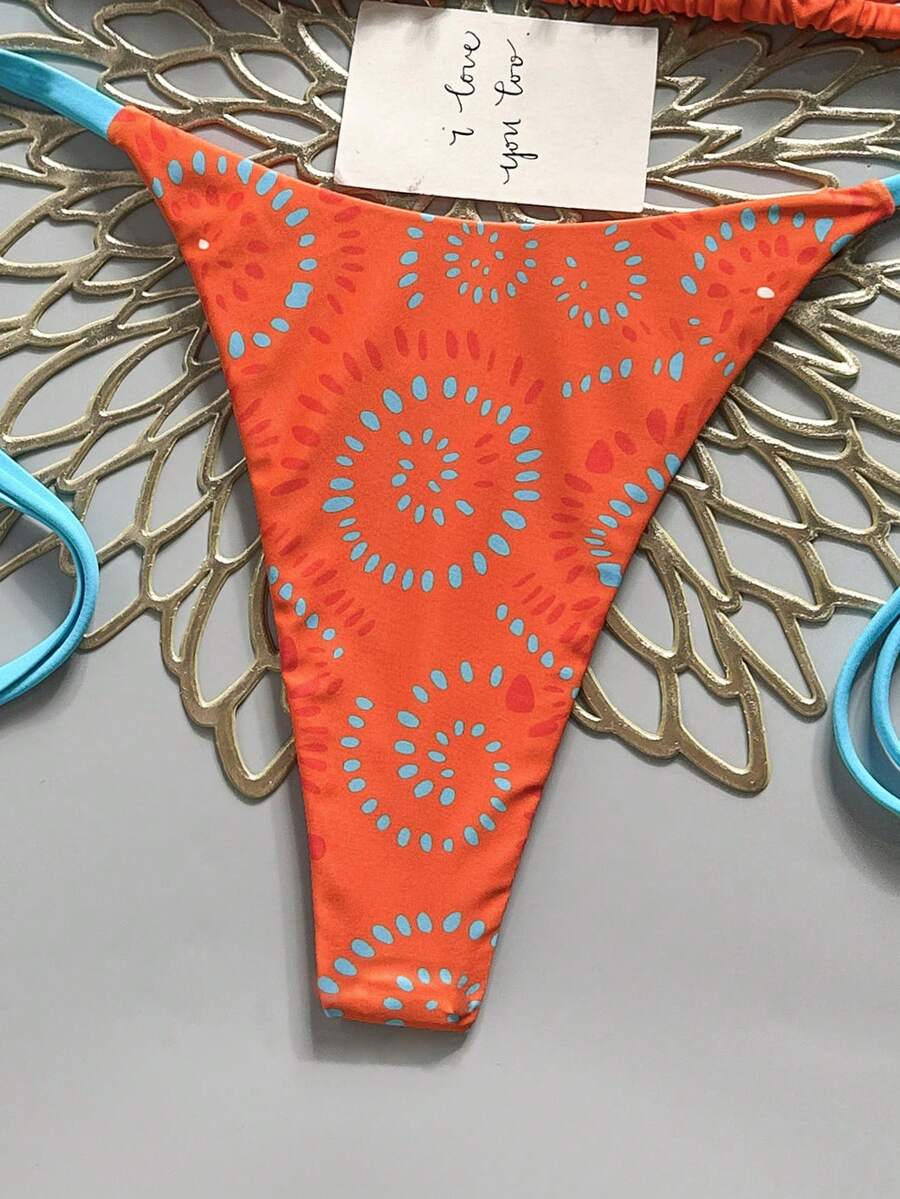 Ženski Bikini Set sa Halter Krojem i Dekoracijom od Kristala