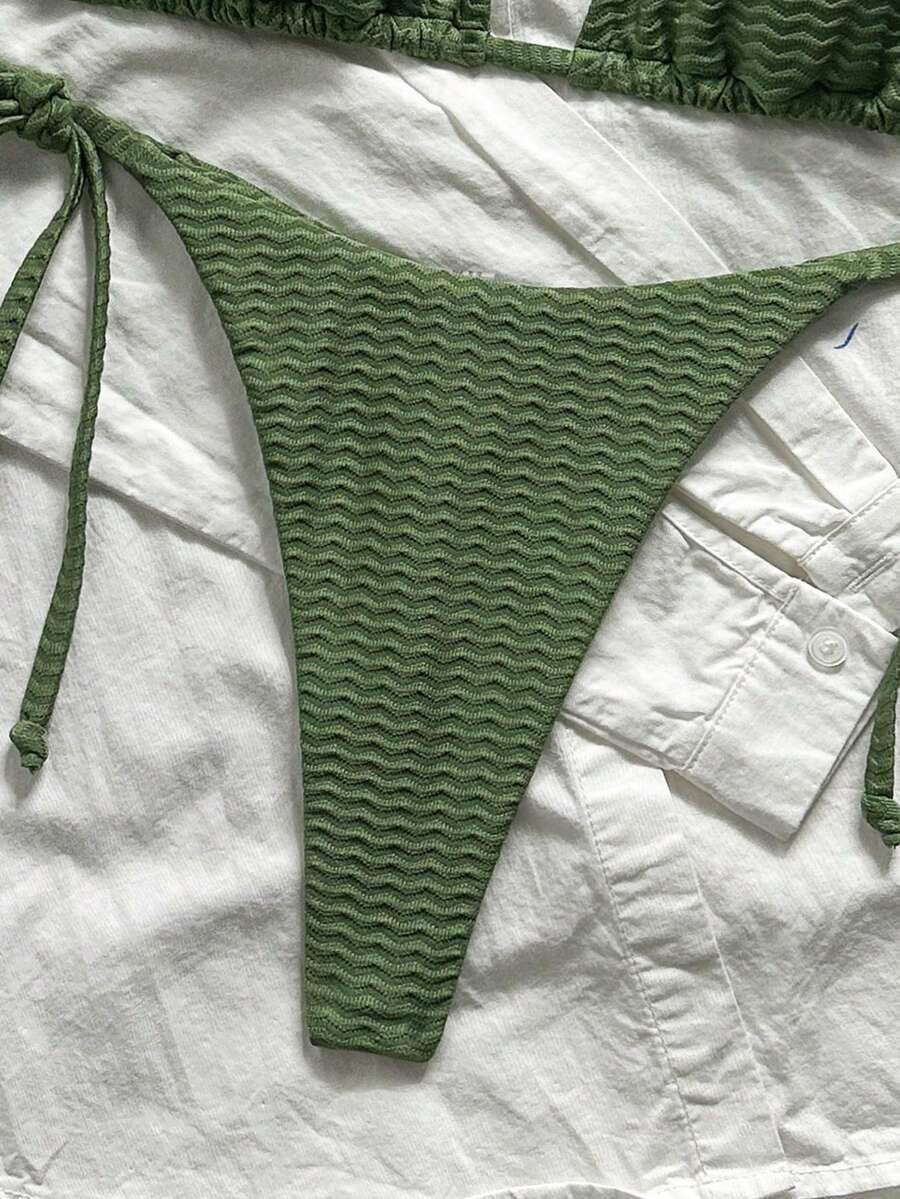 Ženski Bikini Set sa Halter Krojem i Dekoracijom od Kristala