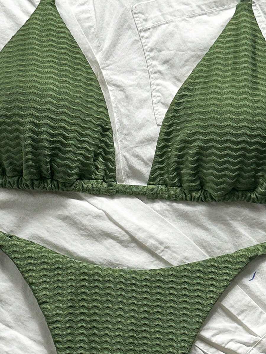 Ženski Bikini Set sa Halter Krojem i Dekoracijom od Kristala
