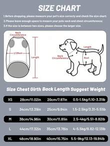1pc Dog Printed Hoodie Sweatshirt, Warm & Comfortable Pet Clothing, Soft Winter Jacket Suitable For Small/Medium Dogs, Cute For Puppies & Cats