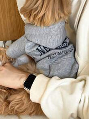 1pc Dog Printed Hoodie Sweatshirt, Warm & Comfortable Pet Clothing, Soft Winter Jacket Suitable For Small/Medium Dogs, Cute For Puppies & Cats