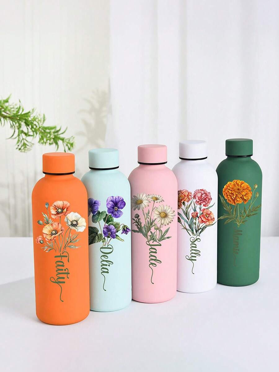 Personalizovana šolja/boca za kafu i sokove od nerđajućeg čelika, sportska boca za vodu, 500ml/17oz