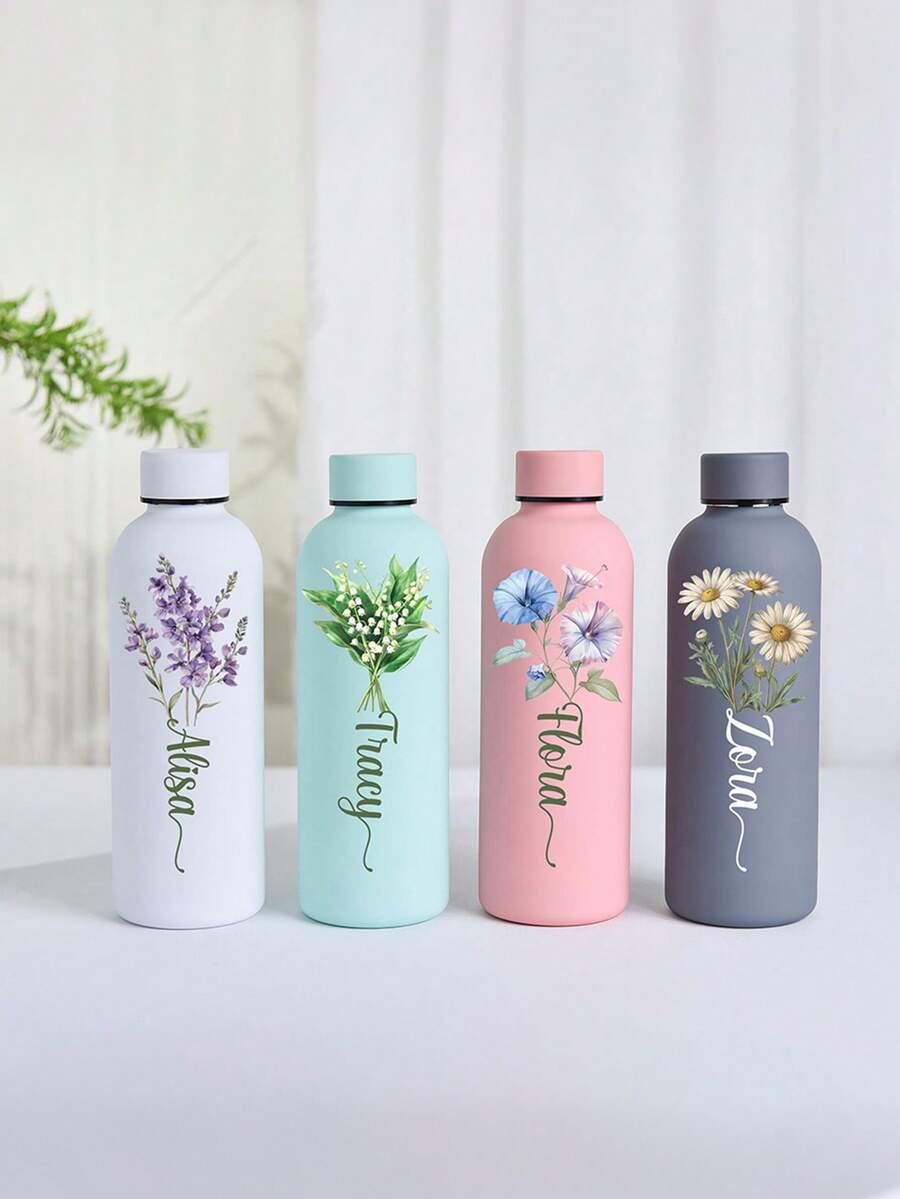 Personalizovana šolja/boca za kafu i sokove od nerđajućeg čelika, sportska boca za vodu, 500ml/17oz