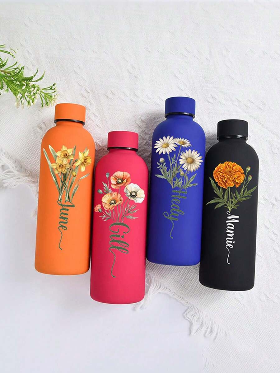 Personalizovana šolja/boca za kafu i sokove od nerđajućeg čelika, sportska boca za vodu, 500ml/17oz