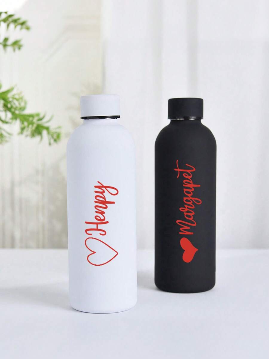 Personalizovana šolja/boca za kafu i sokove od nerđajućeg čelika, sportska boca za vodu, 500ml/17oz