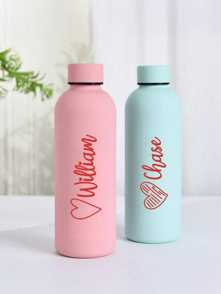 Personalizovana šolja/boca za kafu i sokove od nerđajućeg čelika, sportska boca za vodu, 500ml/17oz