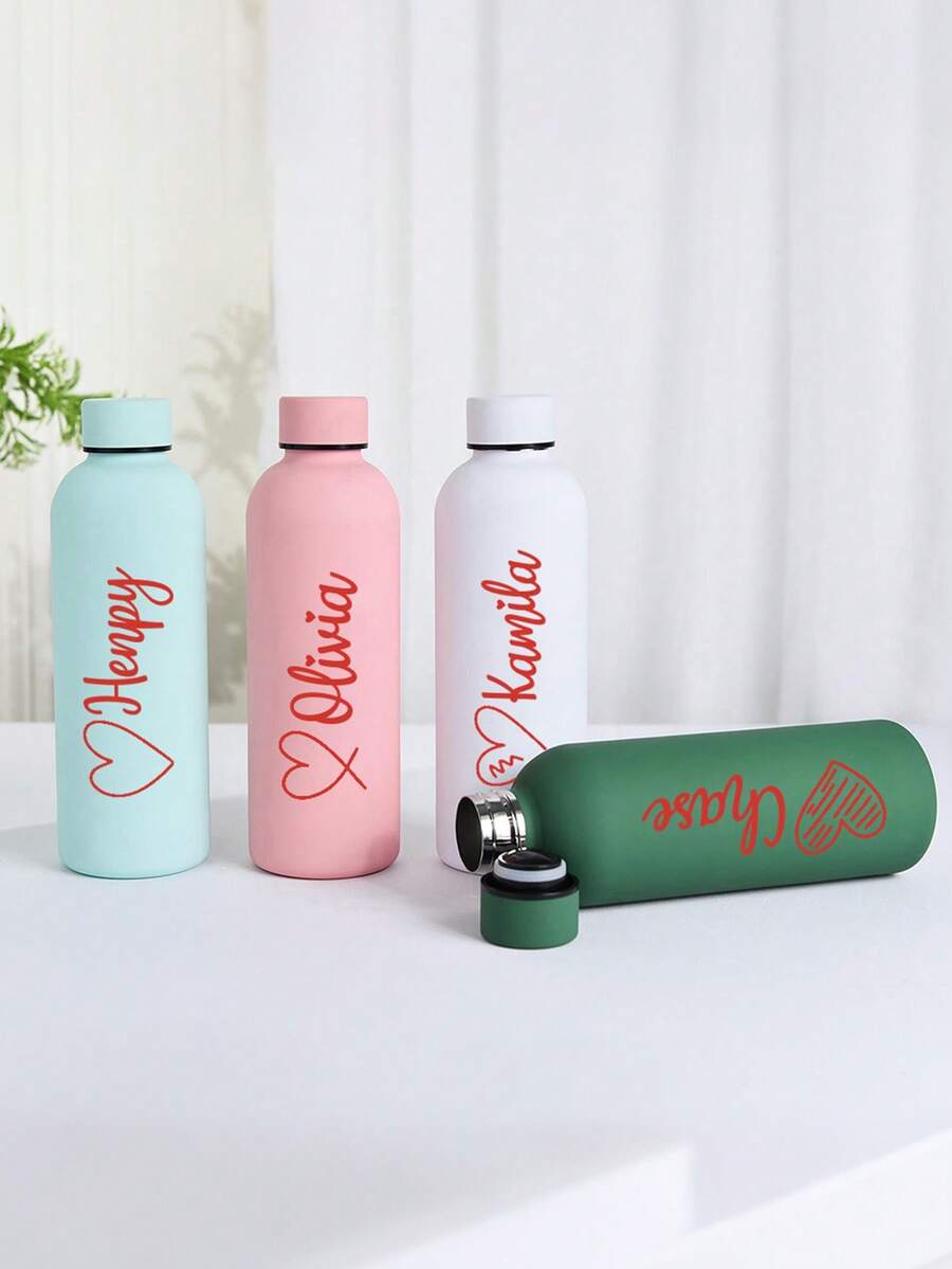 Personalizovana šolja/boca za kafu i sokove od nerđajućeg čelika, sportska boca za vodu, 500ml/17oz