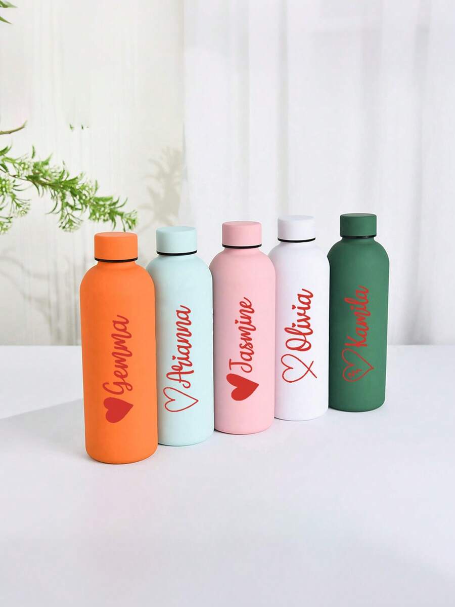 Personalizovana šolja/boca za kafu i sokove od nerđajućeg čelika, sportska boca za vodu, 500ml/17oz