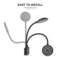 8W USB Aquarium LED Light, Full Spectrum Fish Tank Clip Lamp, Adjustable Brightness & Angle, 360° Rotatable Decor Light