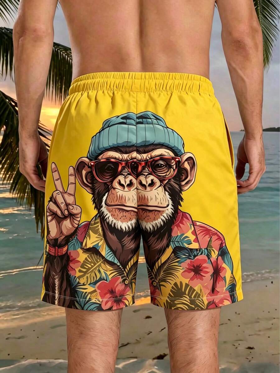 Muški šorts za plažu  sa 3D printom