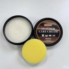 Leather Nourishing Balm With Sponge-Deep Conditioning Dry, Stiff Leather For Saddles, Boots, Bags, Belts And Everyday Leather-Easy To Apply;