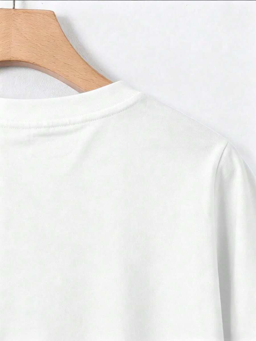 Muška ležerna streetwear majica kratkih rukava sa okruglim izrezom