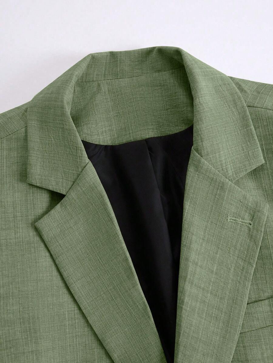 Muški slim-fit blejzer sa džepovima, smart casual, formalni