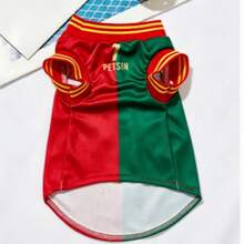 #15 Mexico National Team Style Pet Jersey, Different National Team Striped English Number Print Contrast Collar And Cuffs, Suitable For All Breeds Of Pets