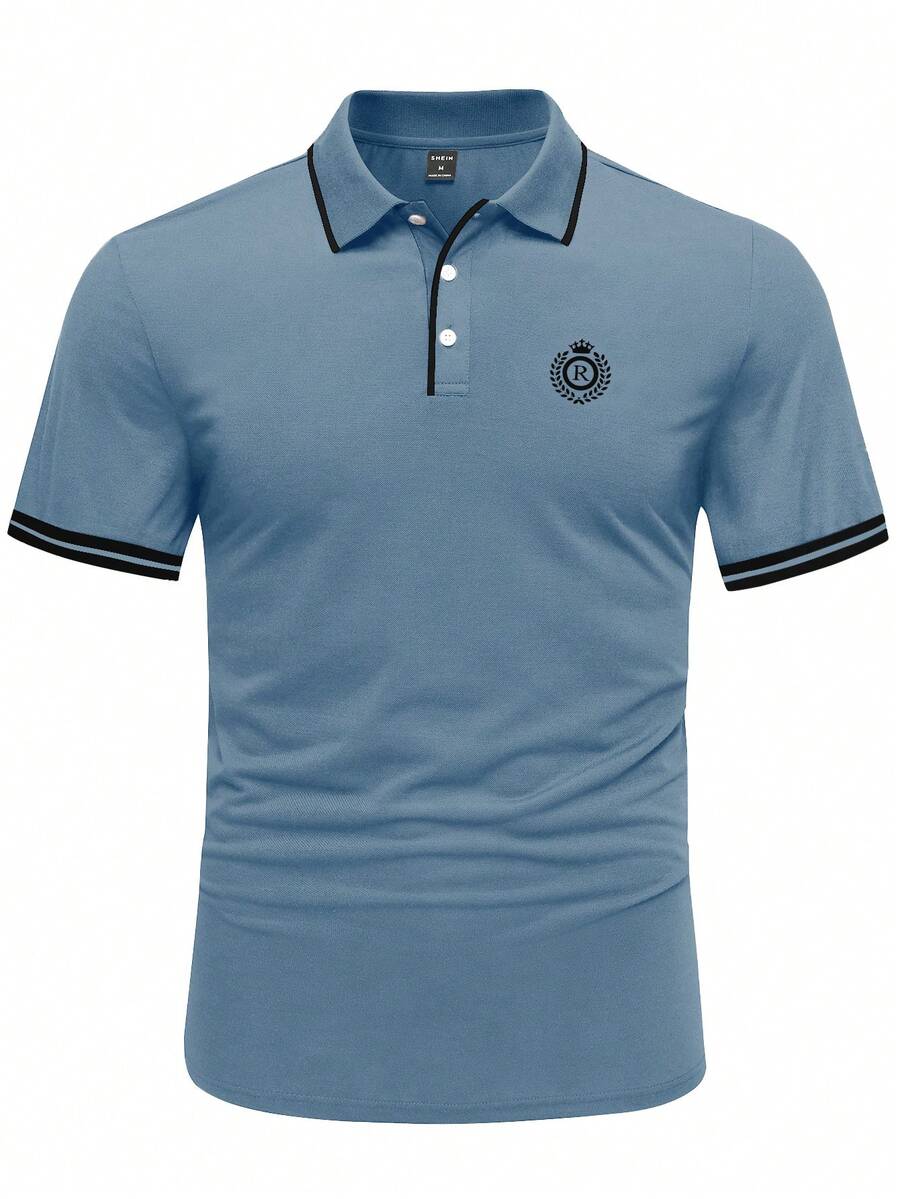 Muška vintage golf polo majica sa kragnom