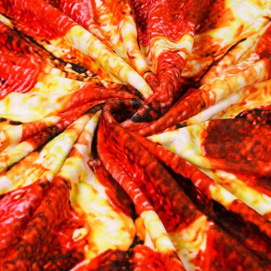 Udobno flanelsko ćebe sa printom krofni – mekano, toplo i udobno ćebe
