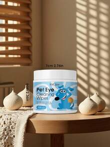 FurGlow Gentle & Soft Pet Eye Cleaning Wipes, Remove Tear Stains And Eye Discharge For Daily Eye Care Of Dogs & Cats