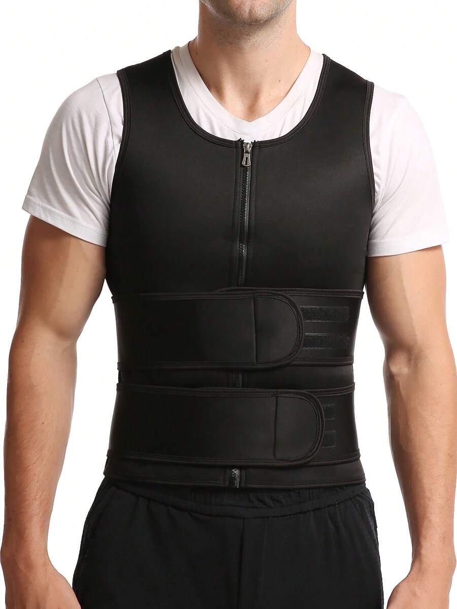 1 kom premium muški kompresioni prsluk, slim fit