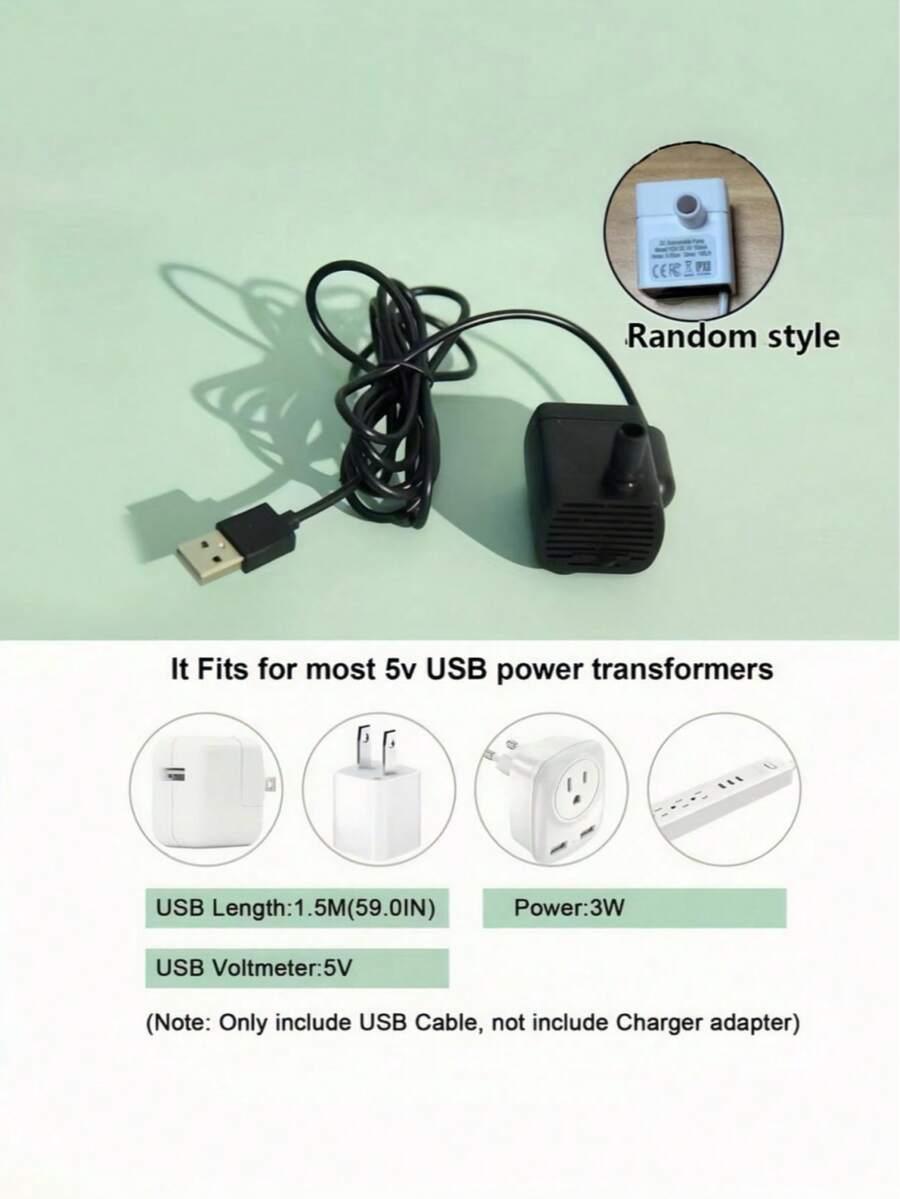 Automatska fontana za vodu za kućne ljubimce na USB napajanje, 50.72 oz, tihi rad