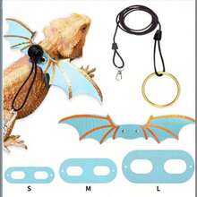 A Set Of Small Pet Leashes, Pet Supplies/Lizard, Reptile And Amphibian Supplies/Reptile And Amphibian Leashes And Cages; Small Pet Supplies