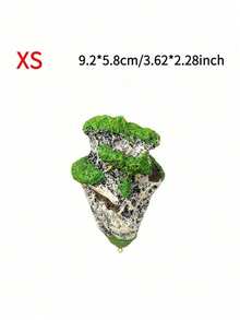 Floating Aquarium Landscape Stone Decor Artificial Fake Mountain Rock Hiding Cave Fish Tank Ornament Realistic Scenery Aquascape Supplies Creative Hidden Shelter Decoration