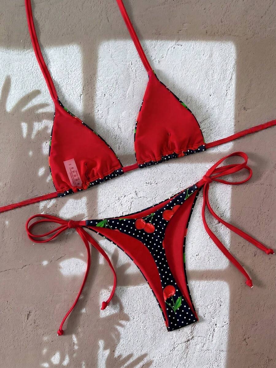 Ženski Bikini Set sa Halter Krojem i Dekoracijom od Kristala