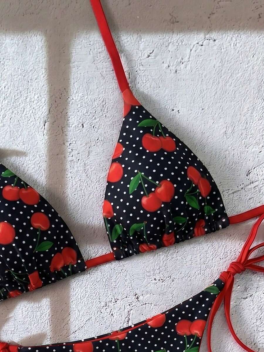 Ženski Bikini Set sa Halter Krojem i Dekoracijom od Kristala