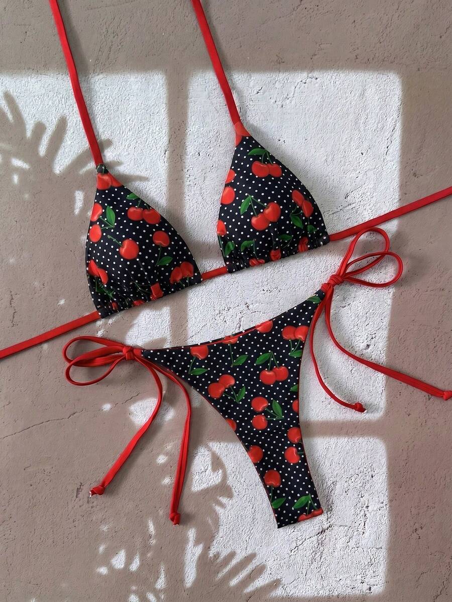 Ženski Bikini Set sa Halter Krojem i Dekoracijom od Kristala