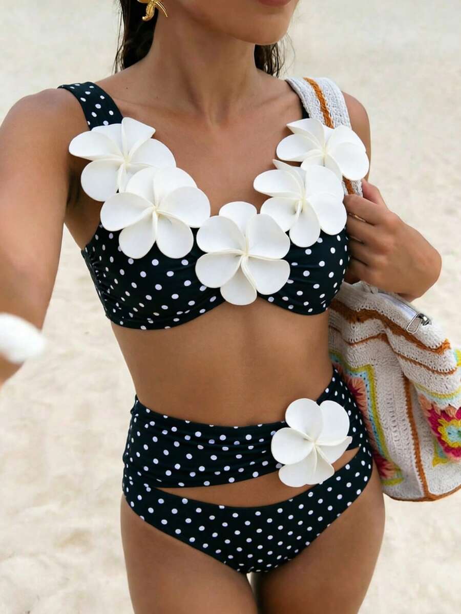 Cvetni 3D Bikini Set, Seksi