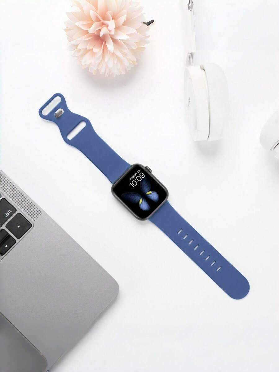 Unisex modni ležerni kaiš za sat od silikona , kompatibilan sa Apple Watch 38mm 40mm 41mm 45mm 46mm 44mm 49mm