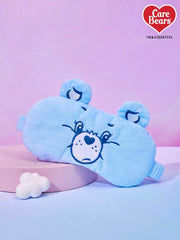 Care Bears slatka maska za spavanje sa vezenim medvedom, mekana, za blokiranje svetlosti