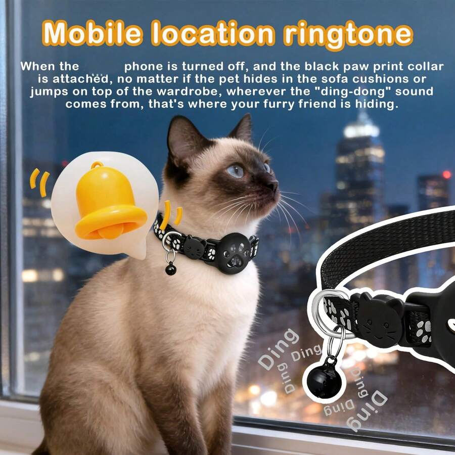 Set za  sprečavanje gubitka ljubimca , uključuje ogrlicu + tag+ zaštitnu futrolu. Kompatibilno sa Find My sistemom, nije kompatibilno sa Android sistemom