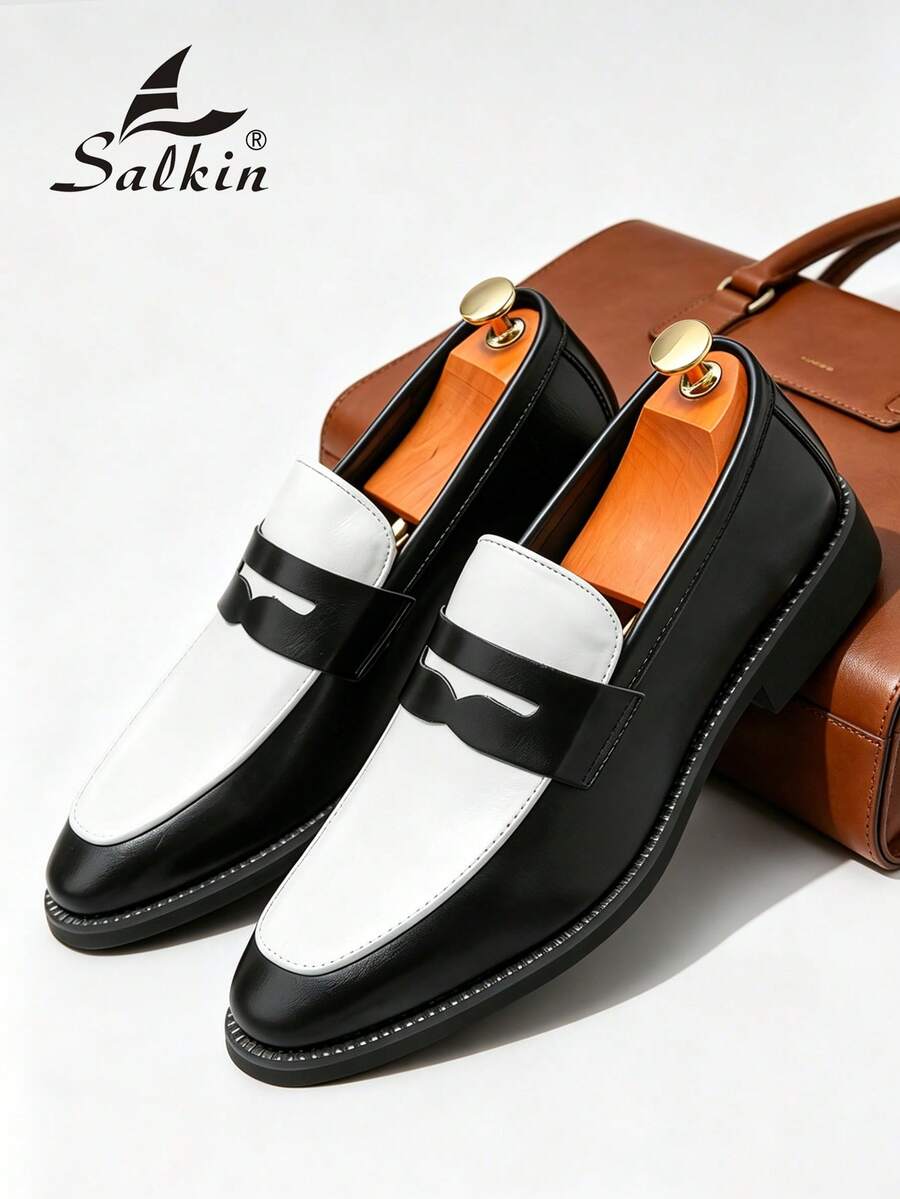 Klasične dizajnerske ručno rađene muške mokasine, pristupačan luksuz, slip-on  cipele